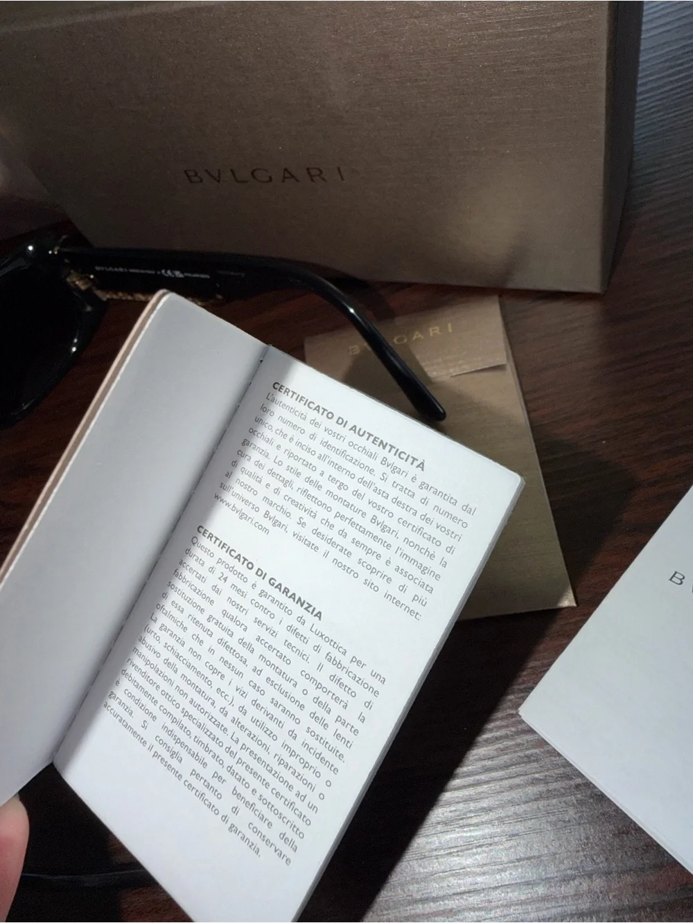 Bvlgari BV8259 Polarized 501/T3 Sunglasses with Gold Accents